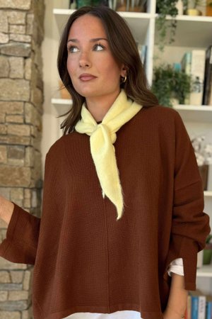 Jonti Knit Neckerchief Lemon